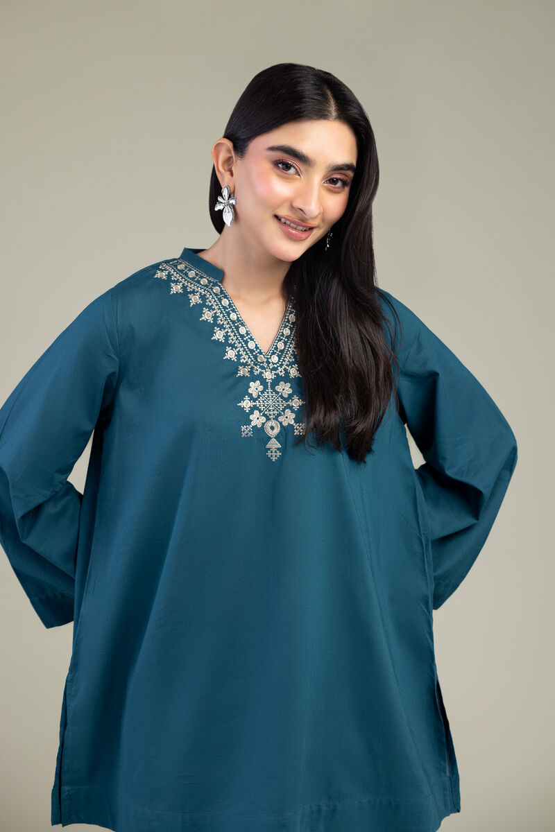 Embroidered | Cambric | Short Cambric Kurta | USD 35.00