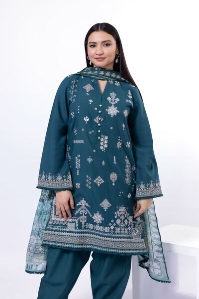 Embroidered | Cotton | Tailored 3 Piece | USD 35.00