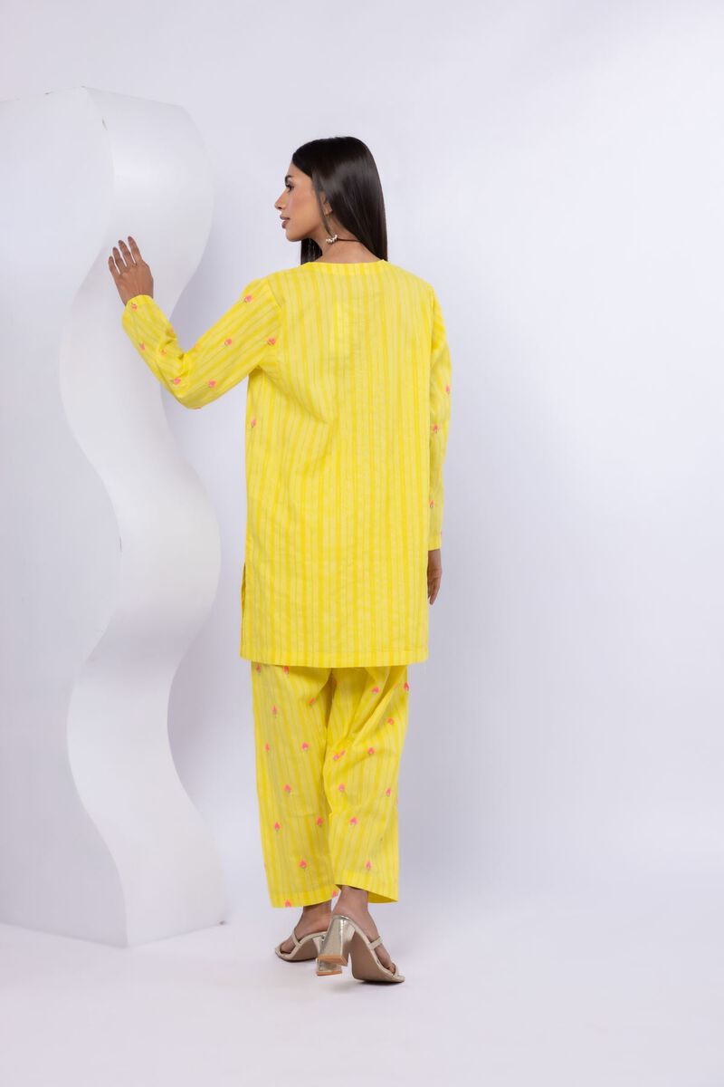 Embroidered | Lurex Stripes | Kurta | USD 35.00