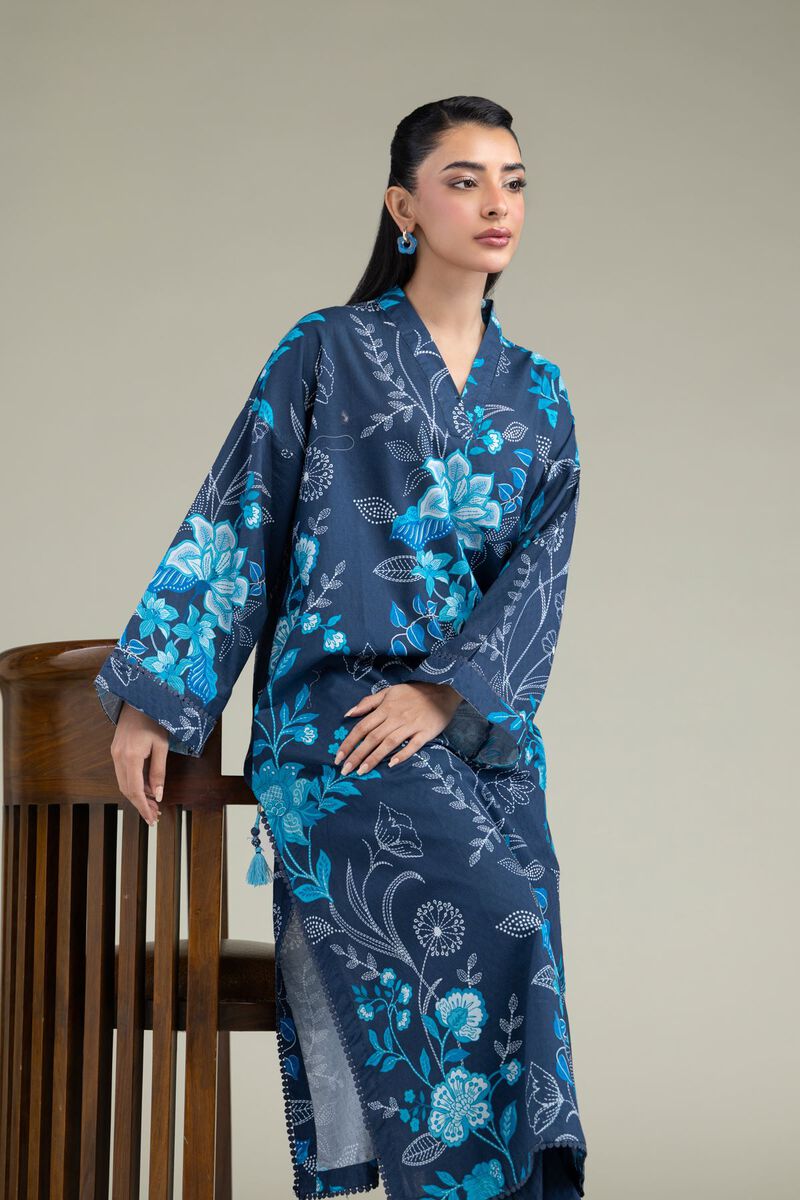 Printed | Cotton Dobby | Floral Longline Kurta | USD 35.00