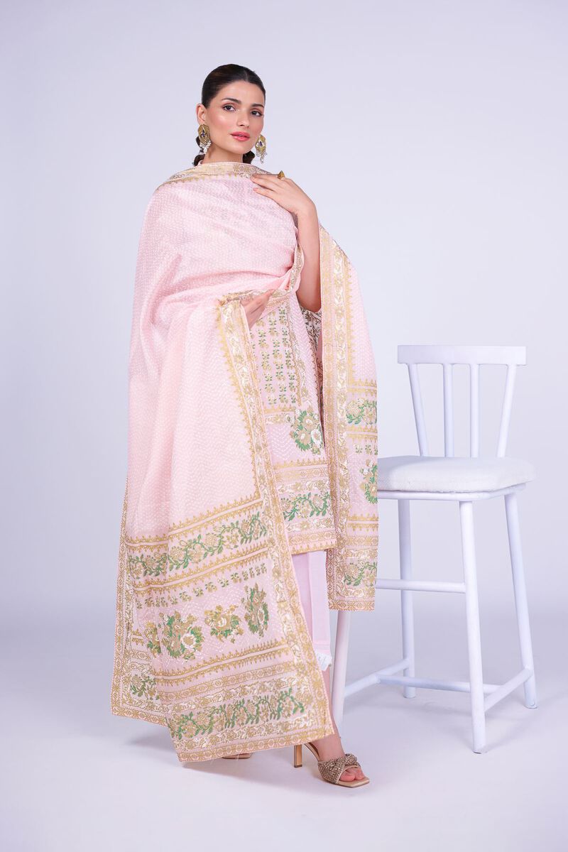 Printed | Cotton Net | Dupatta | USD 33.00