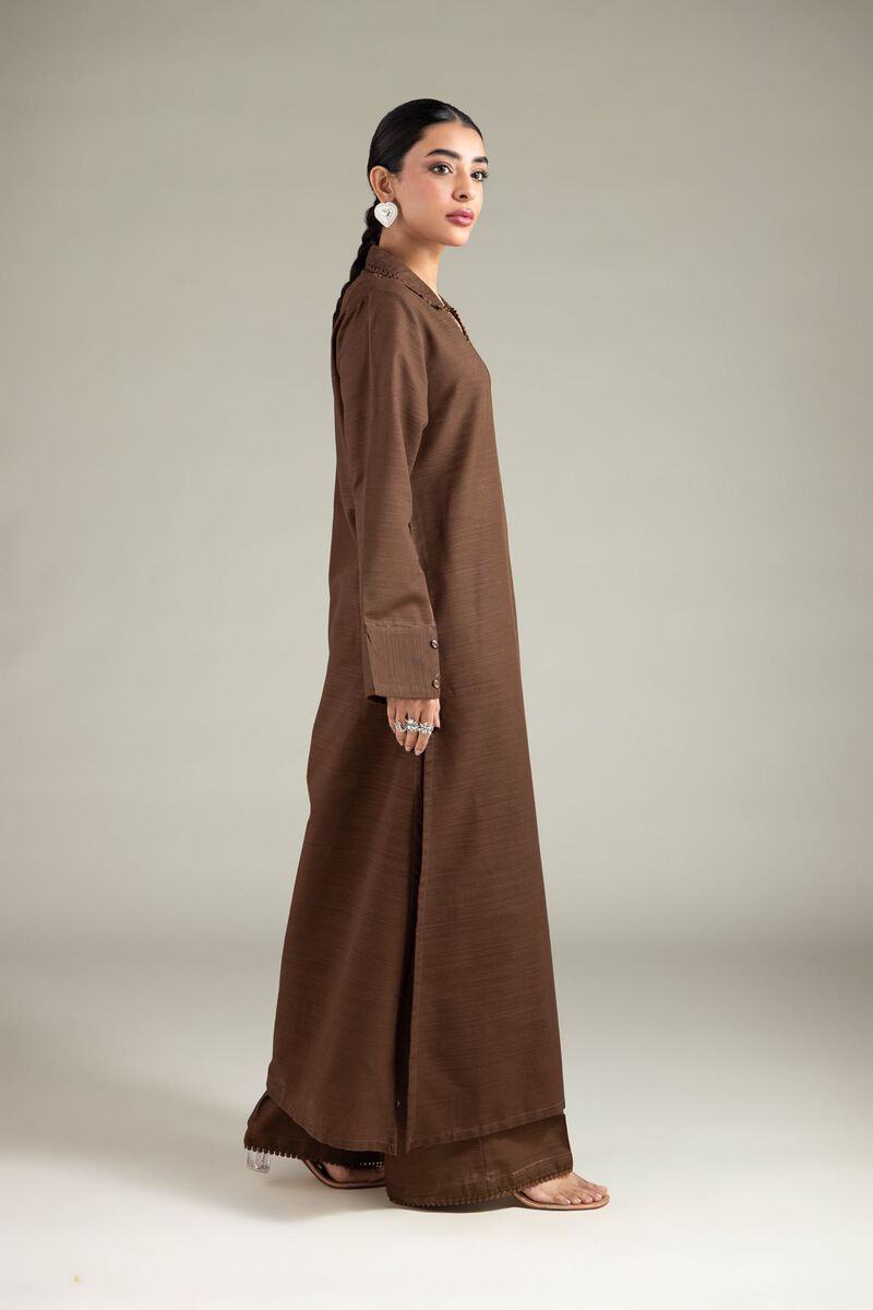 Dyed | Textured Cotton | Wing Collar Kurta | USD 30.00