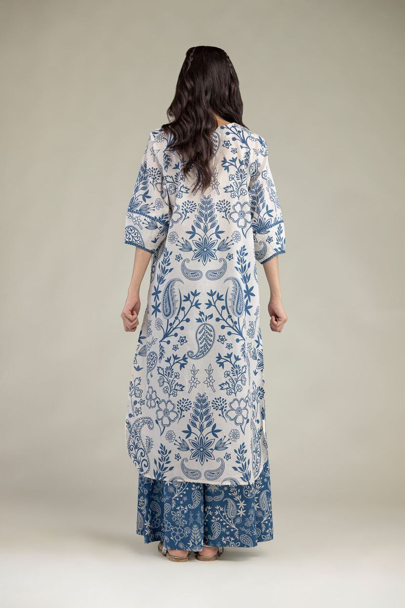Printed | Cambric | Floral Cambric Kurta | USD 25.00