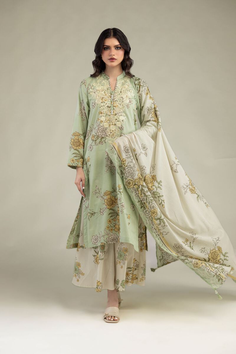 Embroidered | Lawn | Floral Lawn Dupatta | USD 30.00