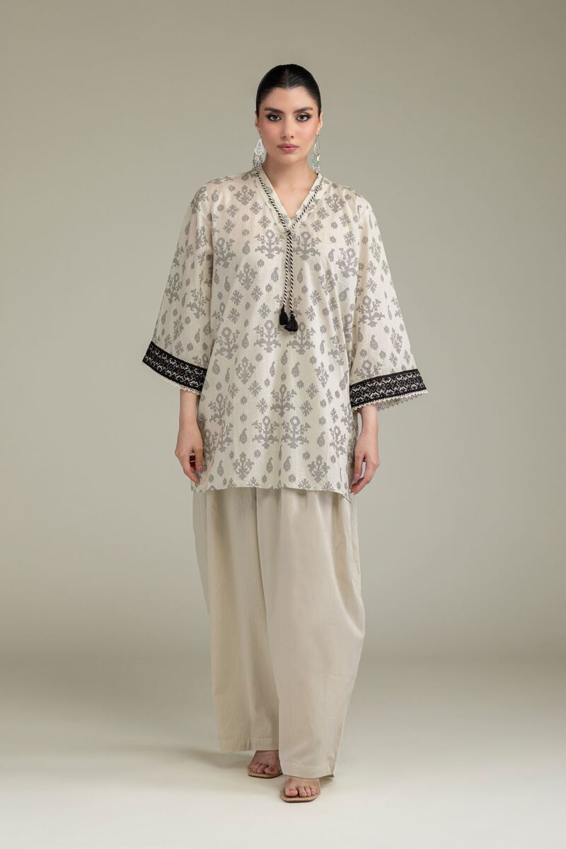 Embroidered | Lawn | Lawn V-Neck Kurta | USD 40.00
