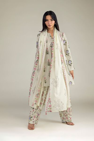 Printed | Cambric | Floral Cambric Shalwar | USD 30.00