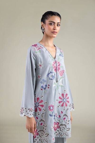 Embroidered | Textured Cotton | Kurta | USD 45.00