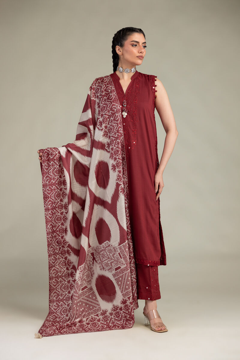 Embroidered | Polyester Silk | Polyester Silk Dupatta | USD 30.00