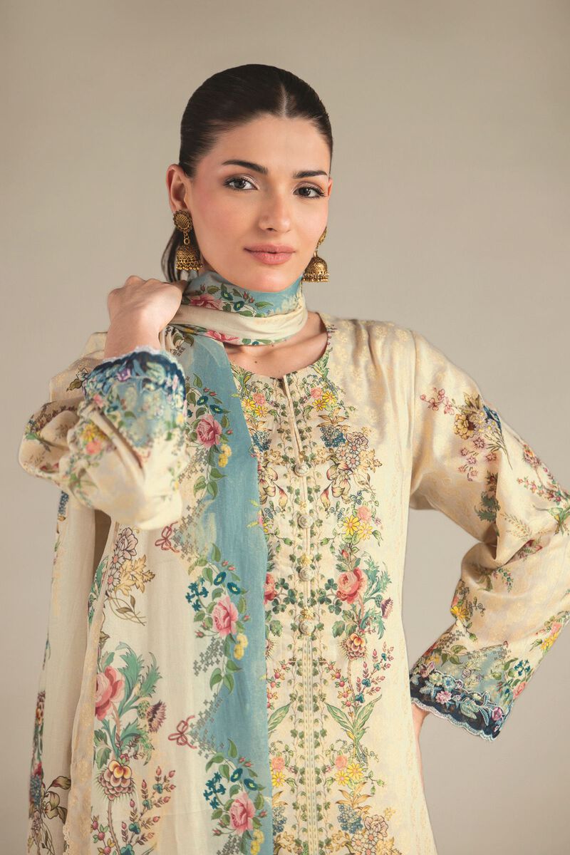 Embroidered | Jacquard | Jacquard Tailored 3-Piece | USD 75.00