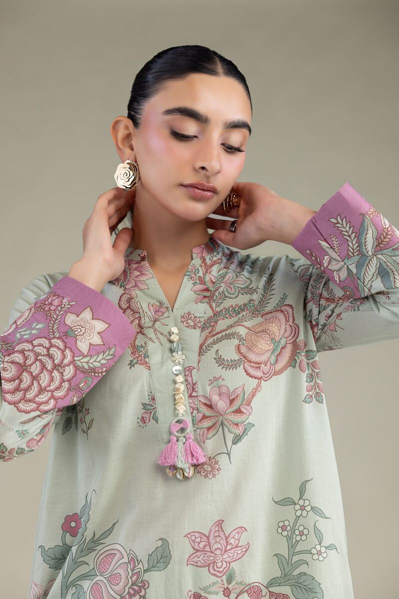 Printed | Cambric | Floral Cambric Kurta | USD 35.00