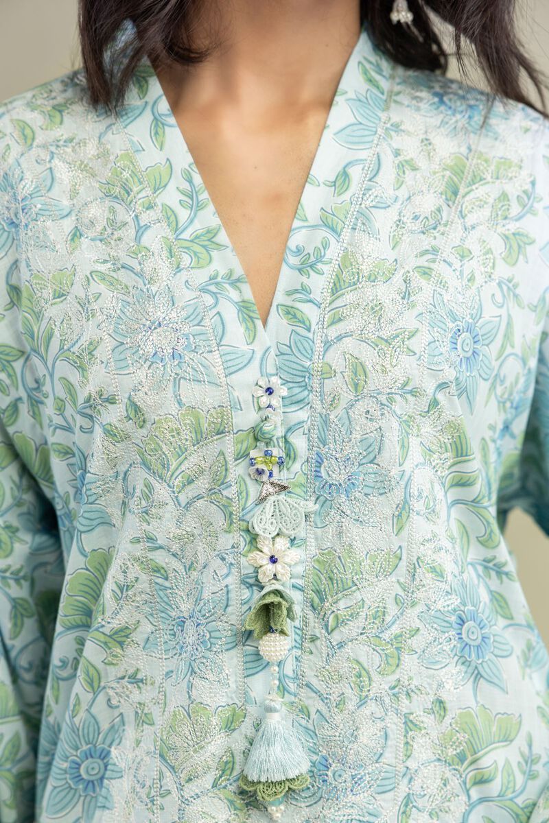 Embroidered | Raw Silk | Kurta | USD 60.00