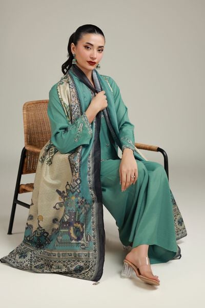 Embroidered | Polyester Silk | All-Season Paisley Dupatta | USD 30.00