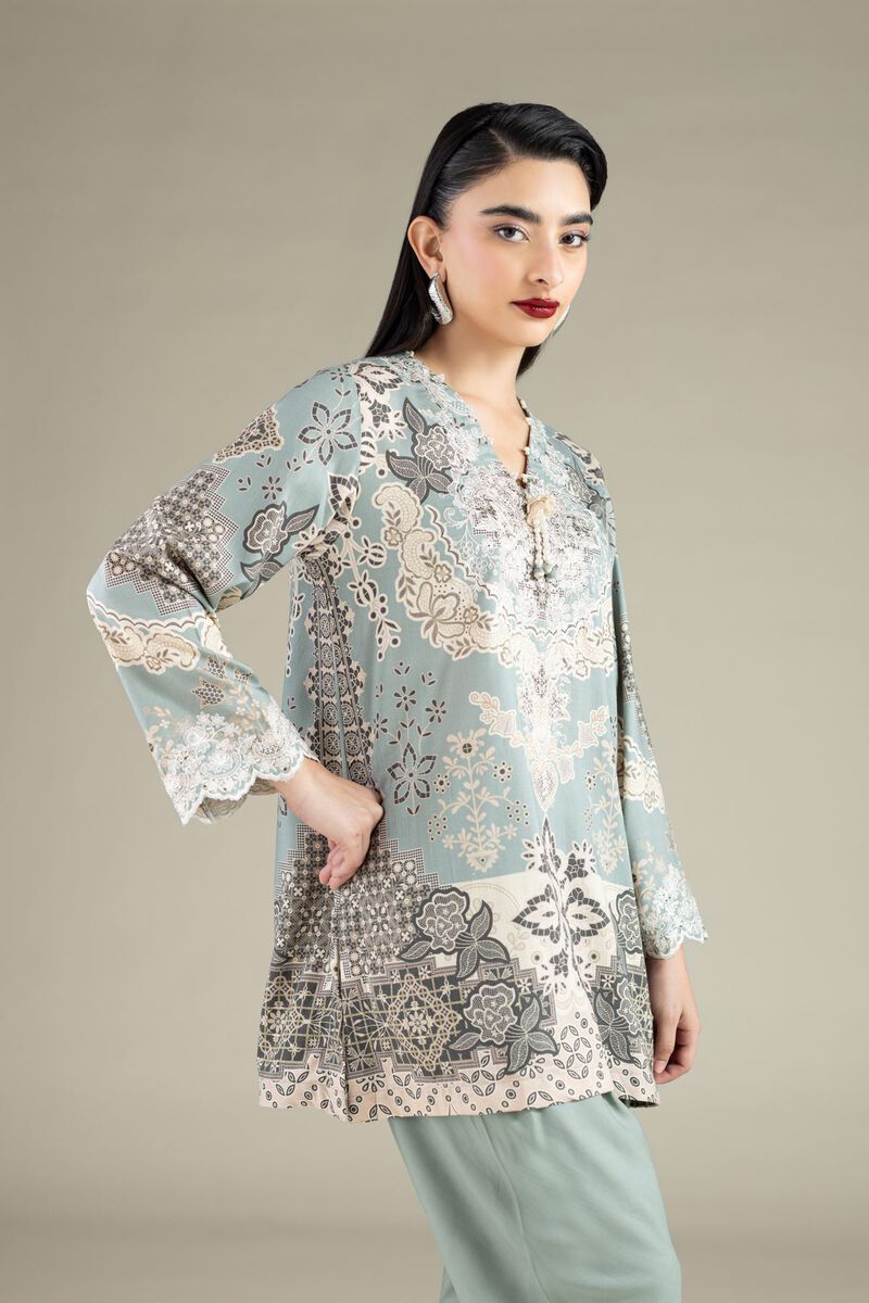 Embroidered | Raw Silk | Kurta | USD 40.00