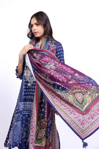 Printed | Mesuri Khaddar | Dupatta | USD 17.00
