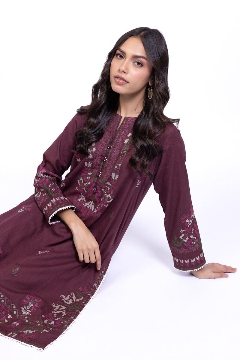 Embroidered | Heavy Textured Cotton | Kurta | USD 40.00