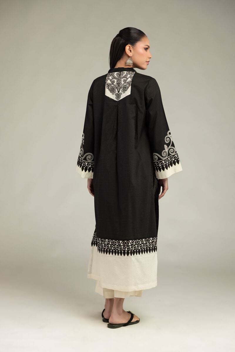 Embroidered | Cotton Dobby | Long Cotton Kurta | USD 45.00