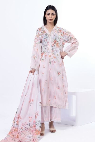 Embroidered | Lawn | Fabrics 3 Piece | USD 20.00