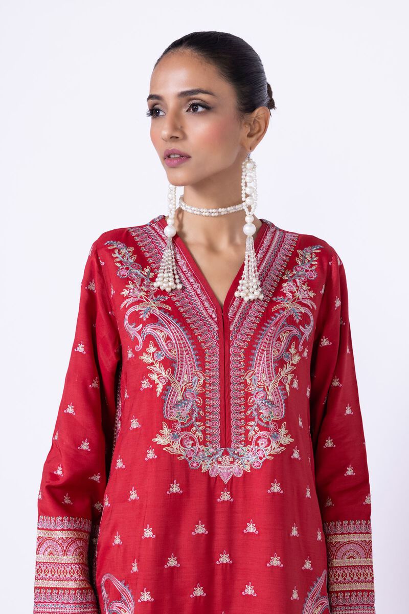 Embroidered | Raw Silk | Kurta | null