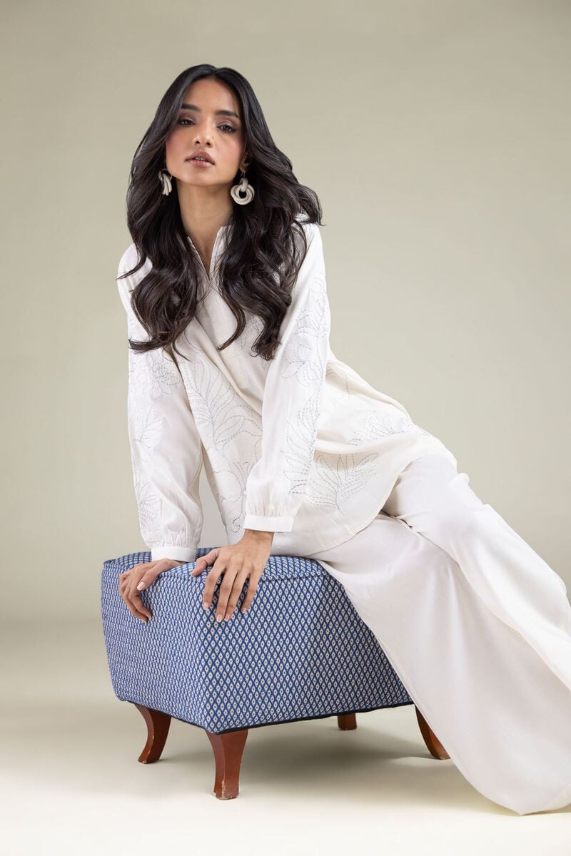 Embroidered | Viscose | Tunic | USD 35.00