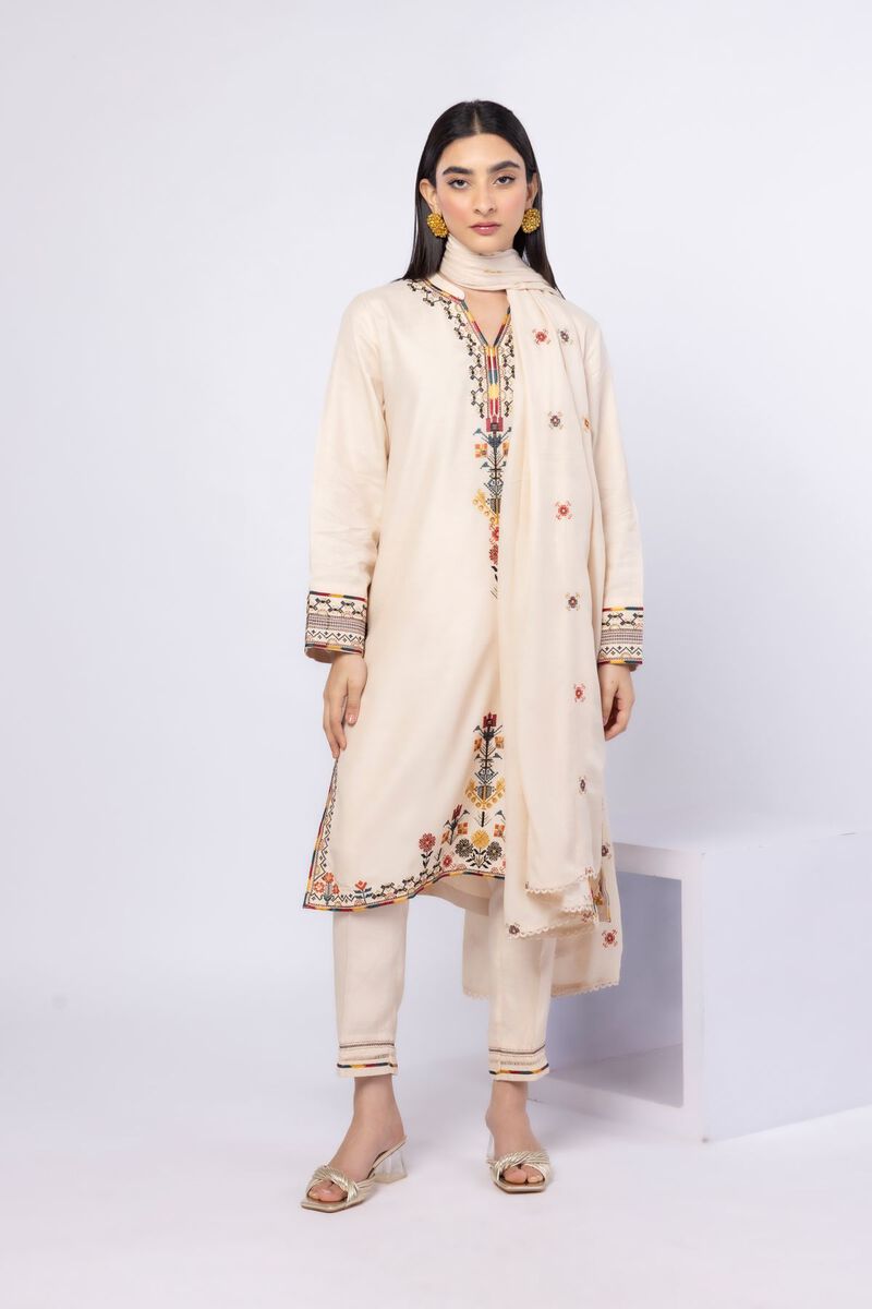 Embroidered | Russian Raw Silk | Pants | USD 11.50