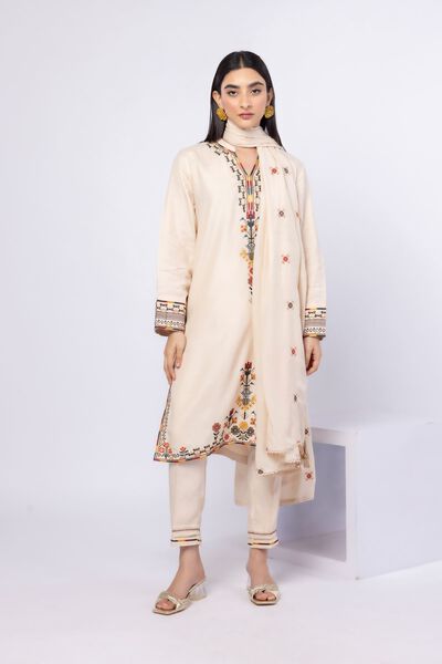 Embroidered | Russian Raw Silk | Pants | USD 23.00