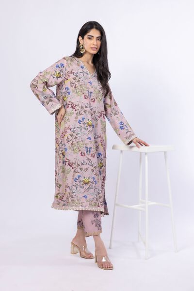 Embroidered | Russian Raw Silk | Pants | USD 23.00