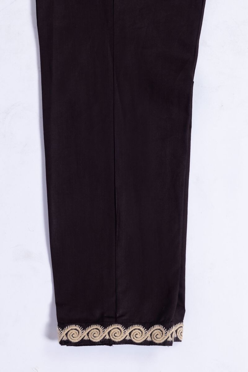 Embroidered | Crosshatch Poplin | Pants | USD 6.00