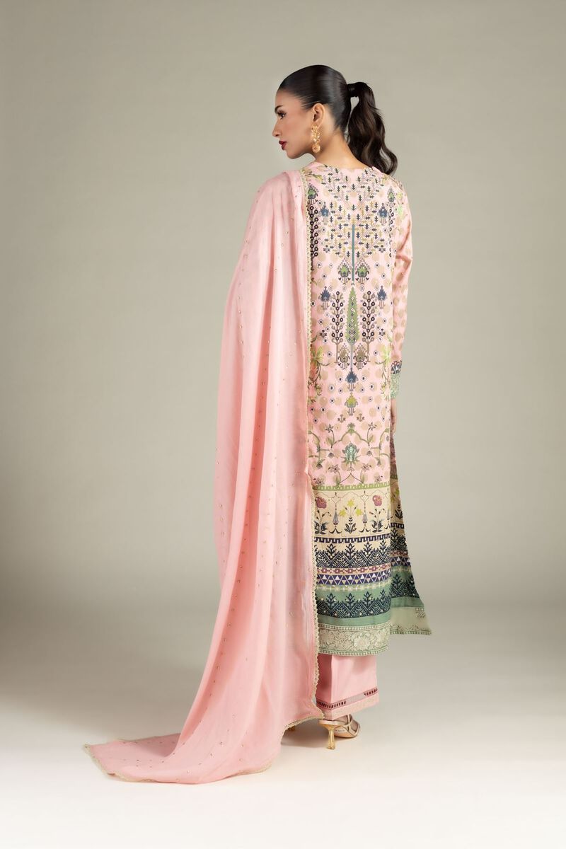 Embroidered | Raw Silk | 3 Piece Co-ord Set | USD 50.00