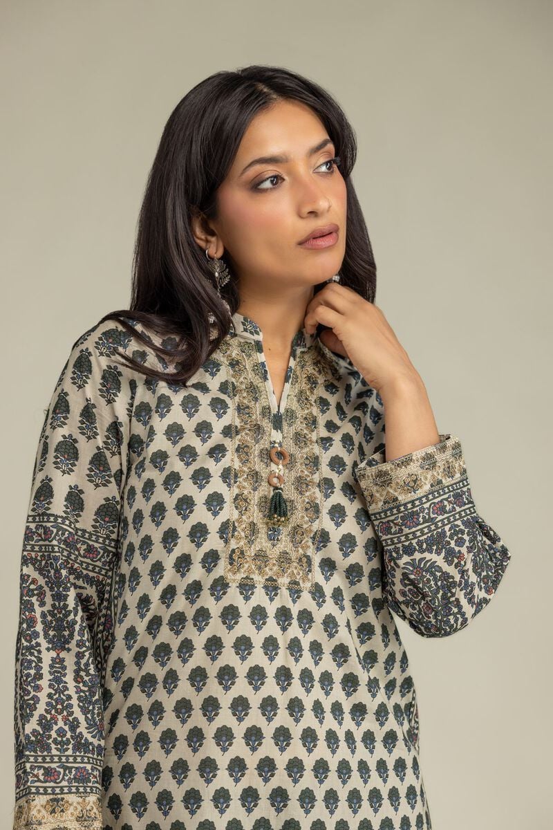 Embroidered | Cambric | Printed Cambric Kurta | USD 35.00