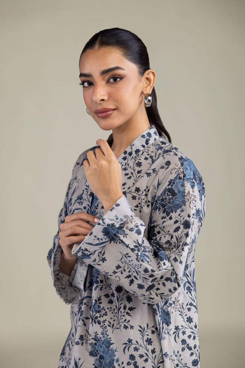 Printed | Cotton Dobby | Floral Longline Kurta | USD 30.00