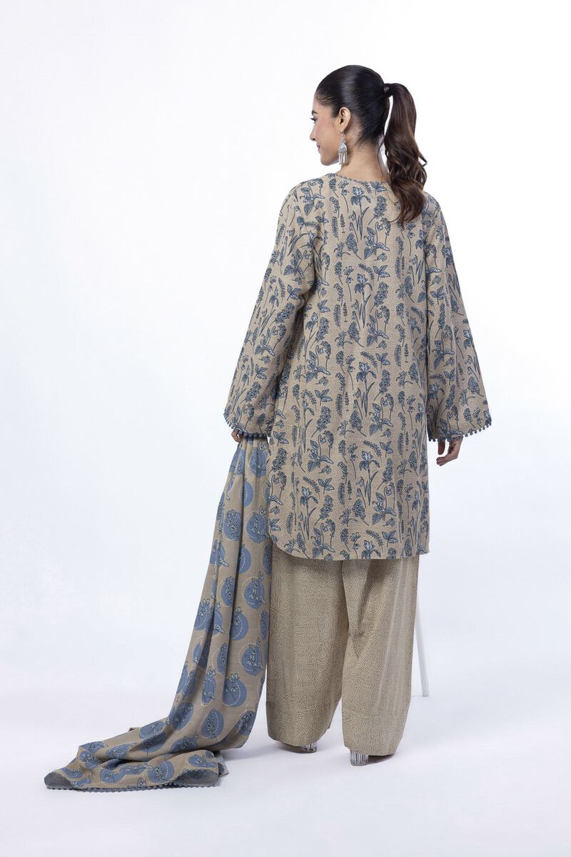 Printed | Light Khaddar | Tailored 3 Piece | USD 45.00