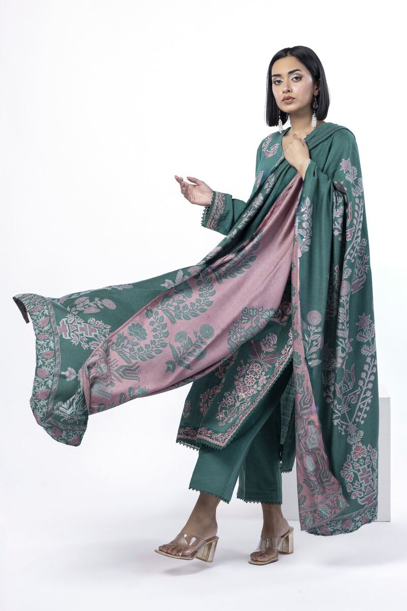 Embroidered | Khaddar | Tailored 3 Piece | null