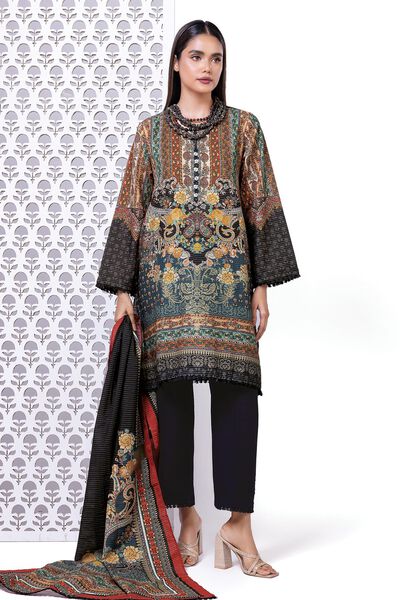 Printed | Light khaddar Messuri | Tailored 3 Piece | USD 35.00