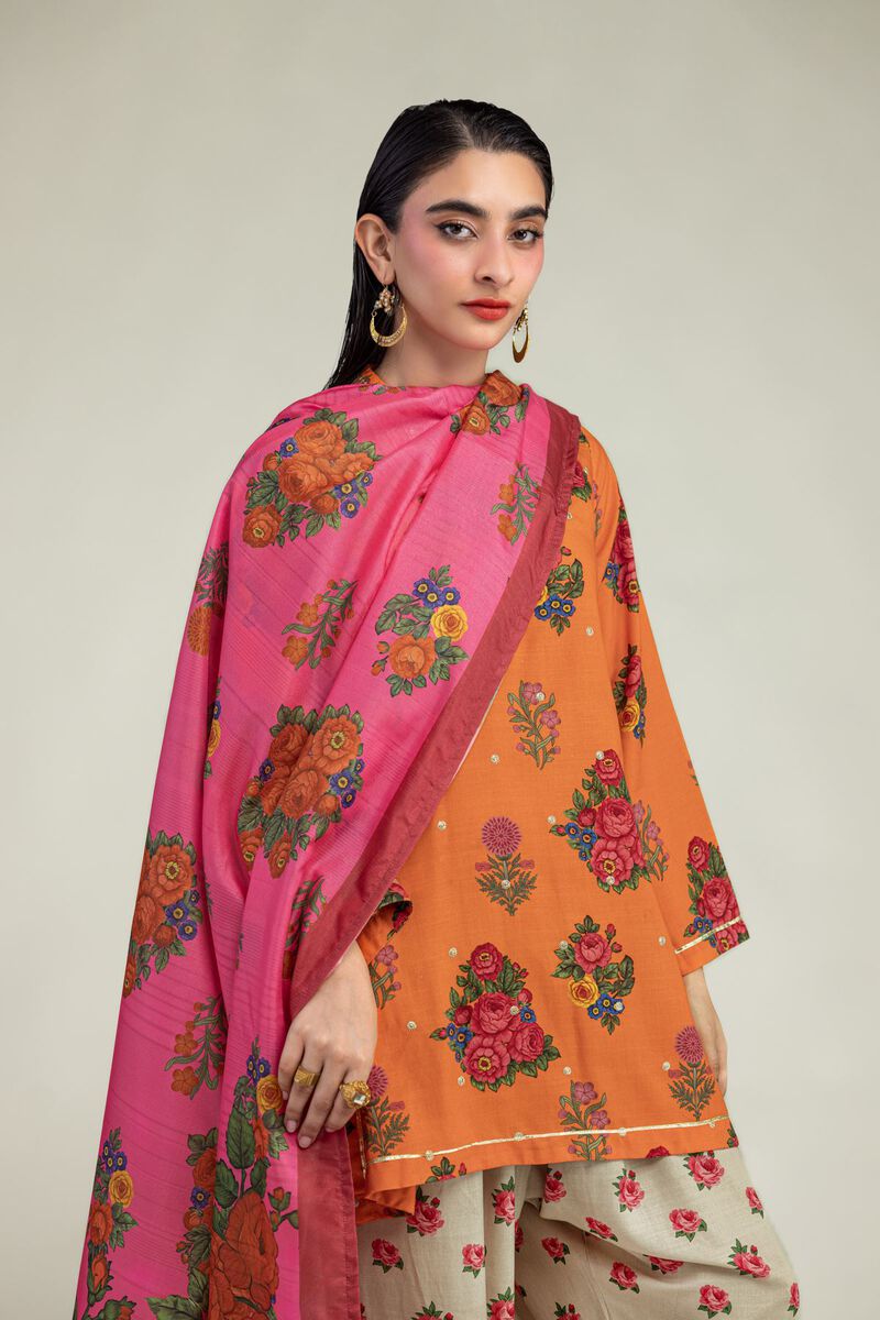 Embroidered | Mesuri | Floral Mesuri Dupatta | USD 30.00