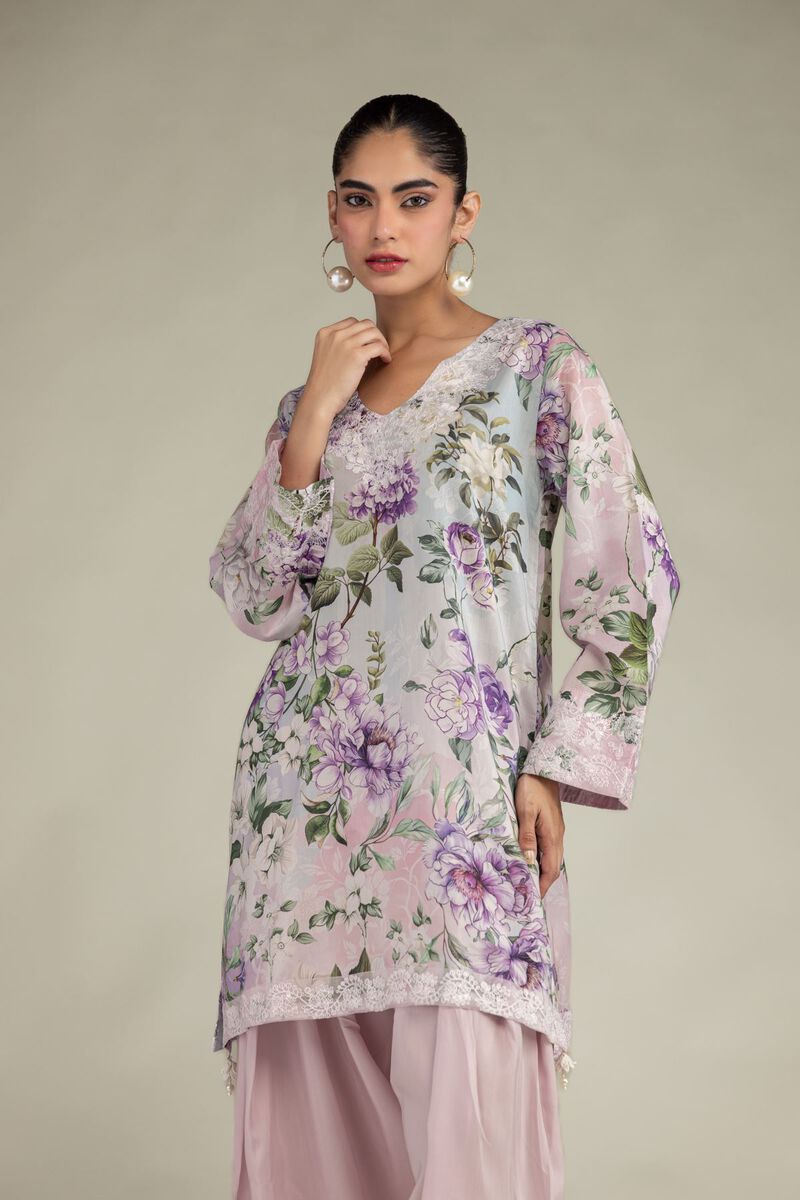Embroidered | Blended Viscose | Floral Viscose Kurta | USD 55.00