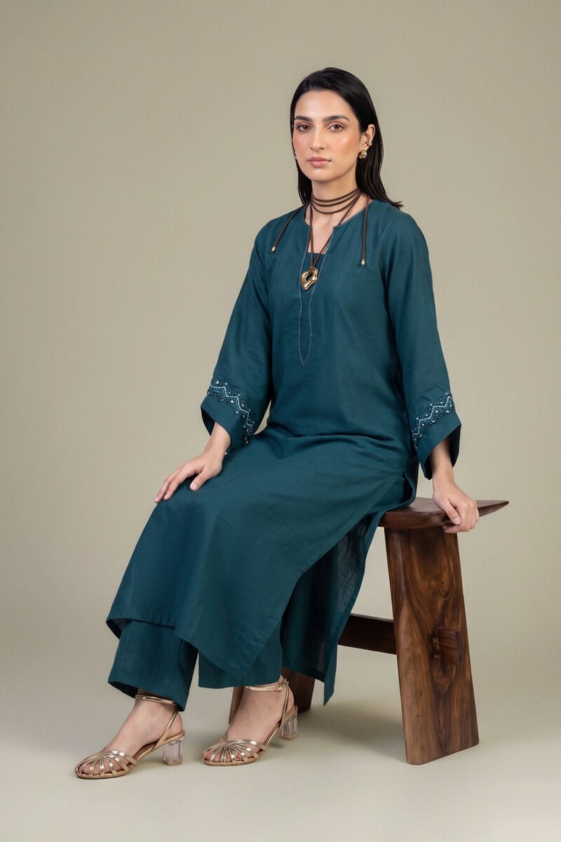 Embroidered | Light Khaddar | Khaddar 2-Piece Tailored | null