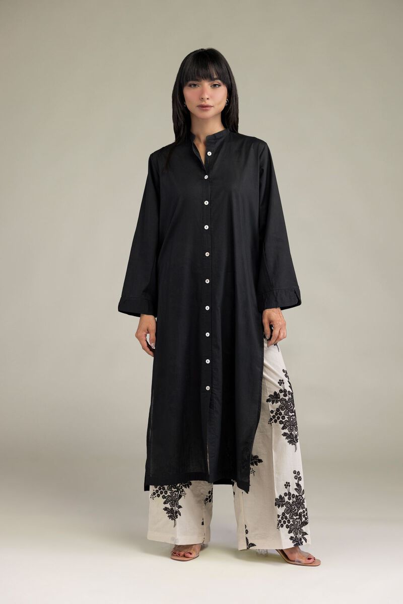 Dyed | Cambric | Black Cambric Kurta | USD 30.00