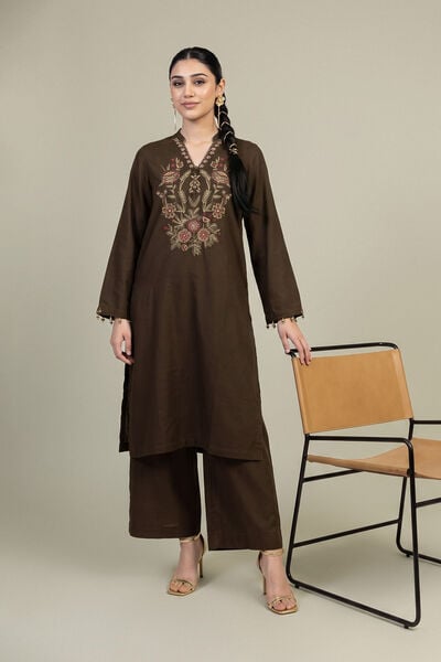 Embroidered | Raw Silk | Silk Solid Pants | USD 35.00