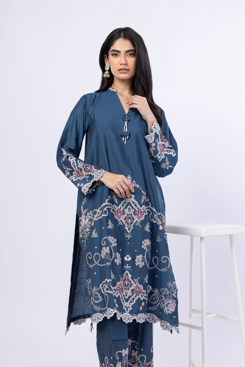 Embroidered | Raw Silk | Kurta | USD 25.00