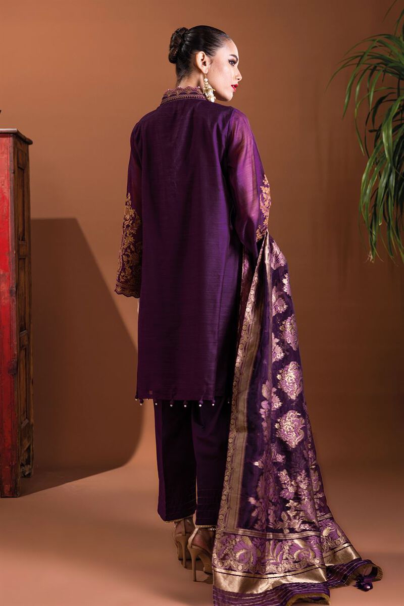 Embroidered | Polyester Organza | Fabrics 3 Piece | null