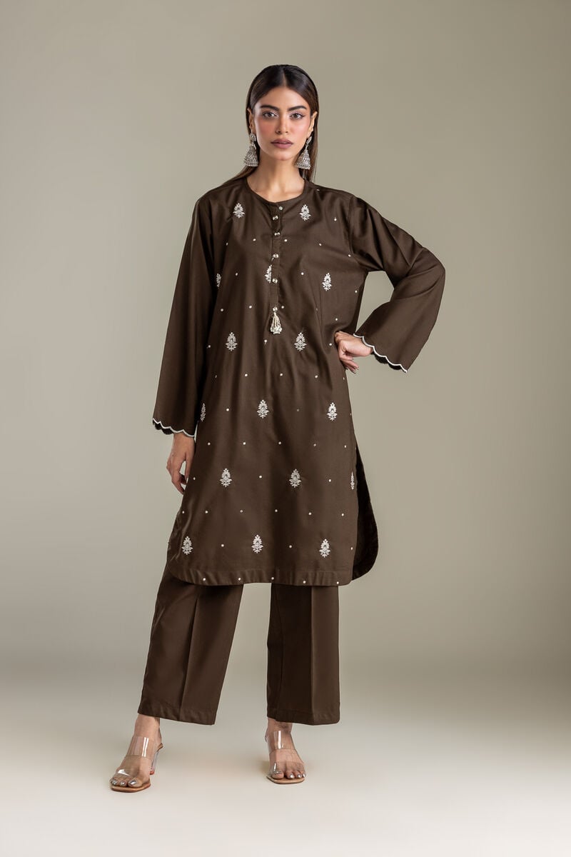 Embroidered | Blended Viscose | Tailored 2 Piece | null