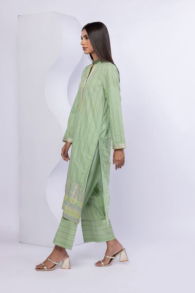 Dyed | Lurex Stripes | Pants | USD 9.00