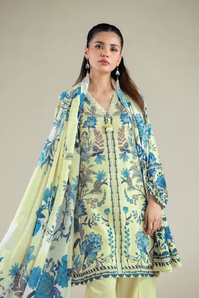 Embroidered | Messuri | Floral Tailored 3-Piece | USD 70.00