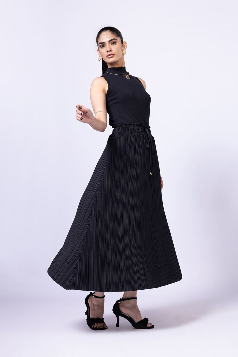 Dyed | Pleated Georgette | Skirt | USD 7.50
