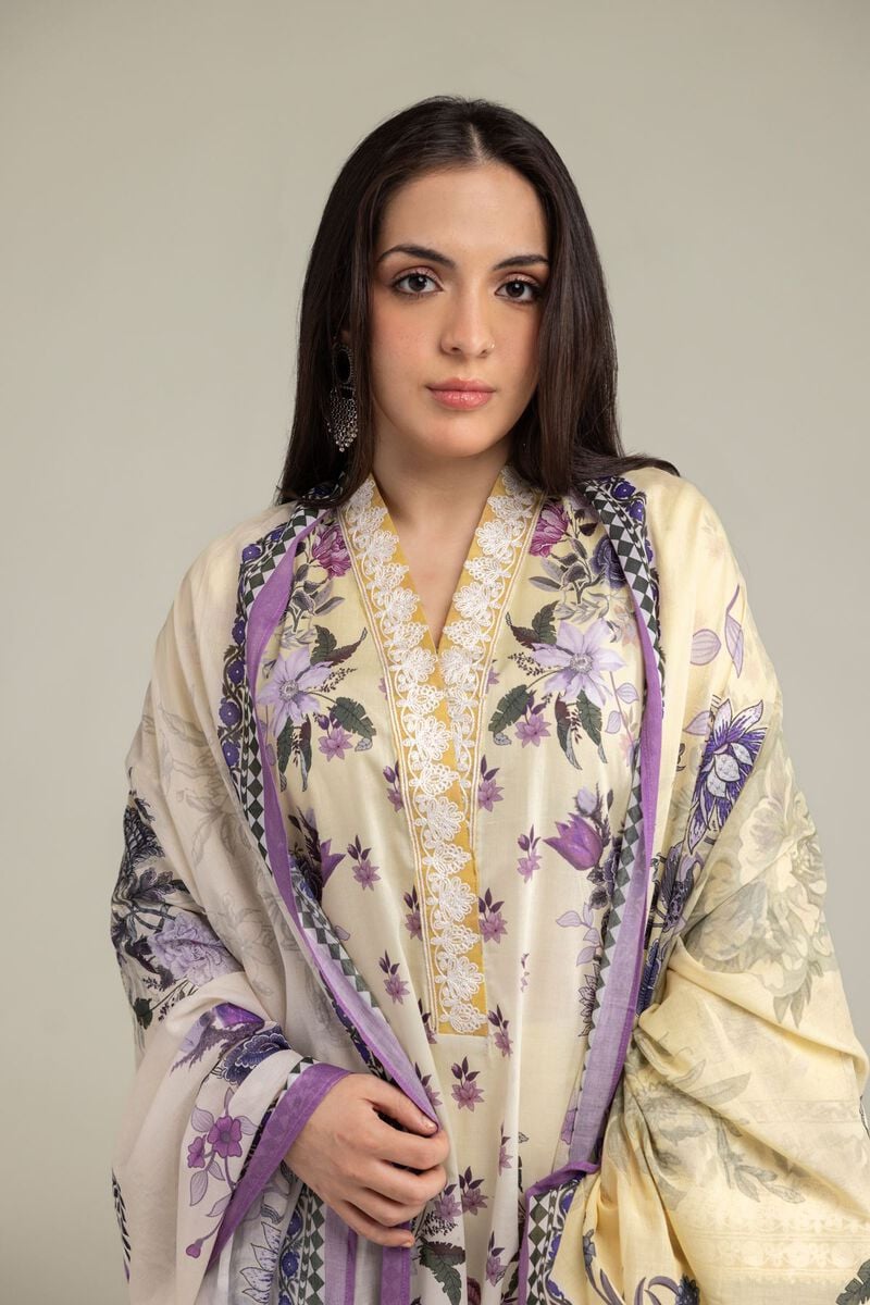 Embroidered | Cambric | Cambric 3-Piece Tailored | USD 70.00