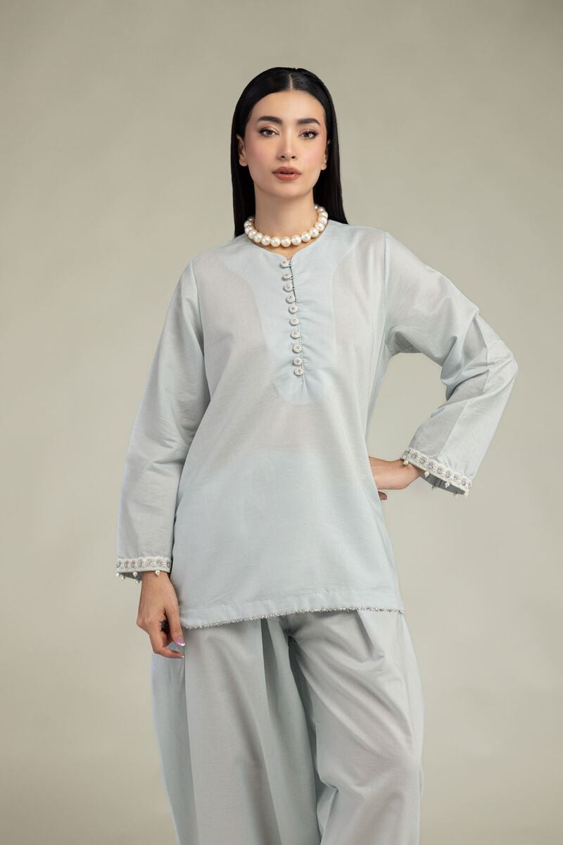 Embroidered | Mesuri | Short Mesuri Kurta | USD 35.00