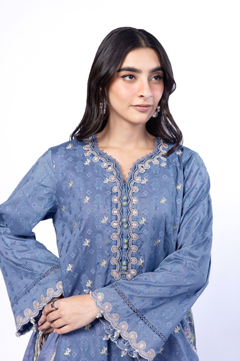 Embroidered | Broshia | Tailored 3 Piece | USD 80.00