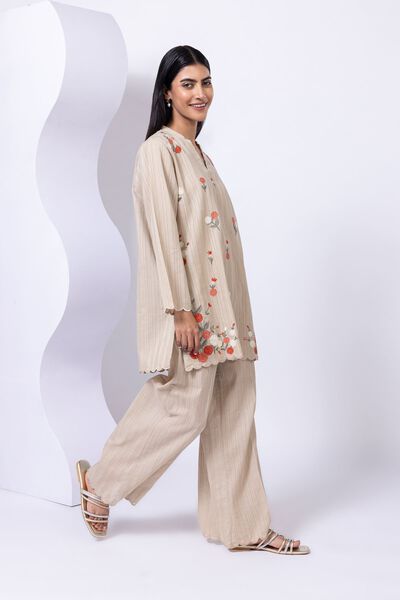 Embroidered | Leno | Pants | USD 6.00