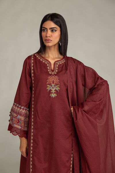 Embroidered | Lawn | Solid Lawn Dupatta | USD 30.00