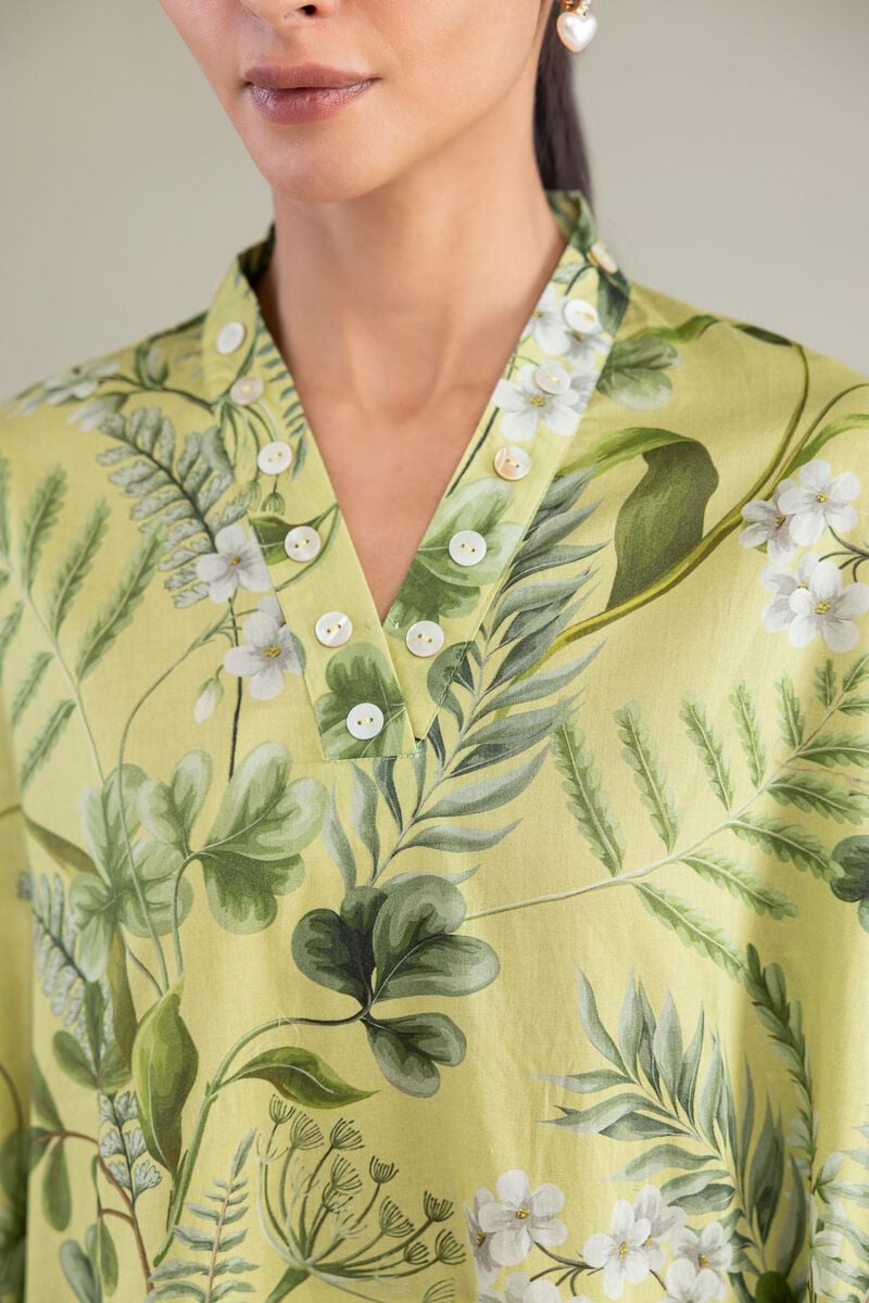 Printed | Cambric | Floral Longline Kurta | USD 35.00